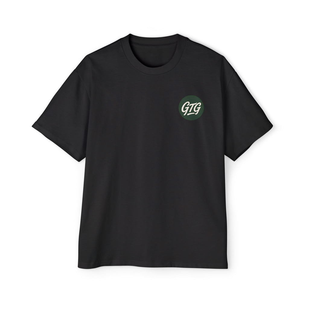 Men's Oversized Golf Tee — Heavyweight Relaxed Fit with GTG Logo