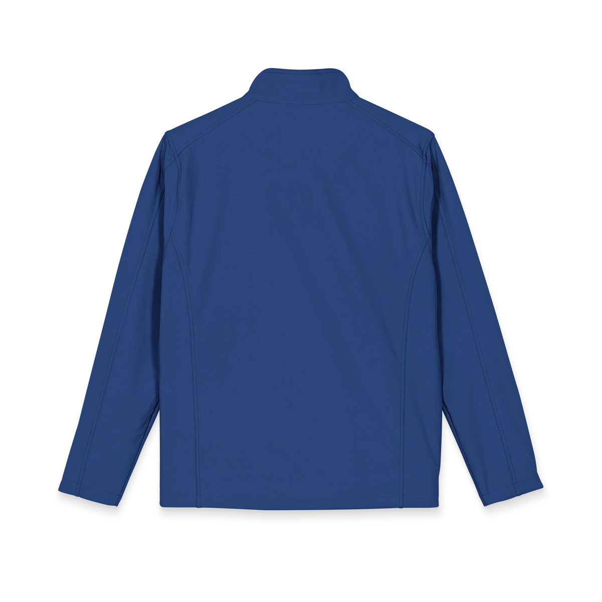 Men's Embroidered Soft Shell Jacket – 'Get There' Logo, Holiday Green Crest
