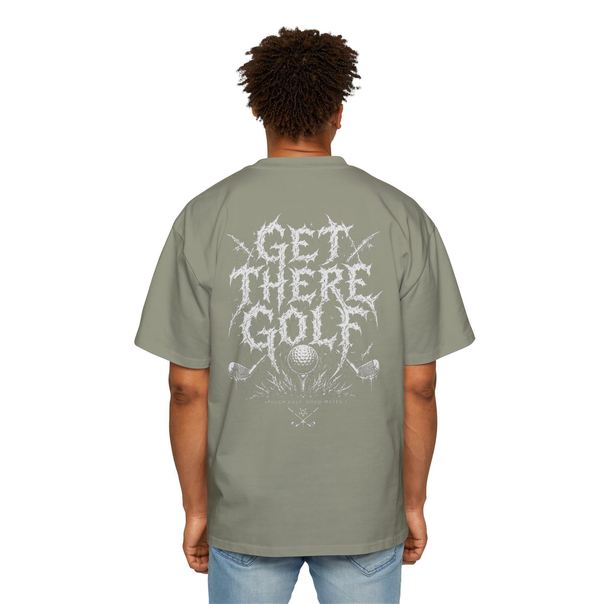 Men's Oversized Golf Tee — Heavyweight Relaxed Fit with GTG Logo