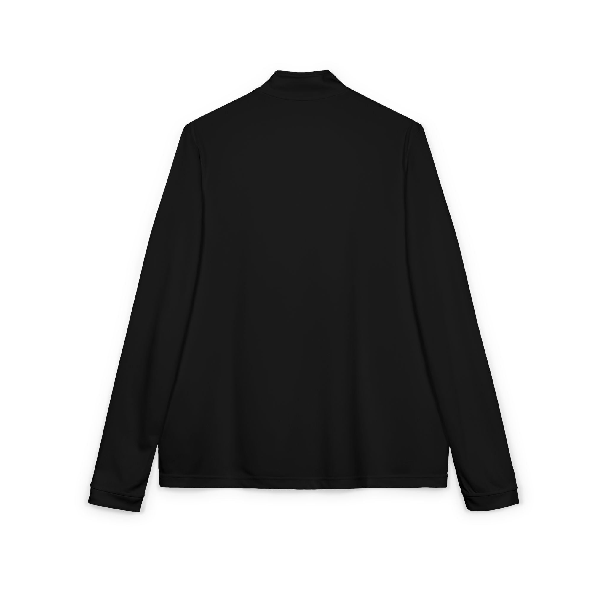 Embroidered Quarter-Zip Pullover — Green Crest Logo