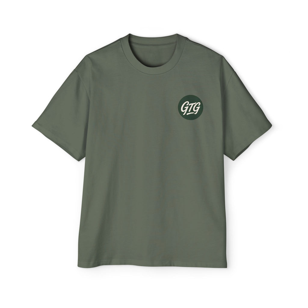 Men's Oversized Golf Tee — Heavyweight Relaxed Fit with GTG Logo
