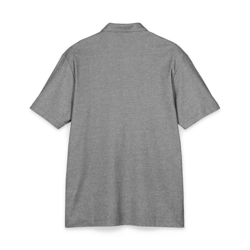 Get There Polo Shirt — Green Circle Logo Embroidered Port Authority Pique