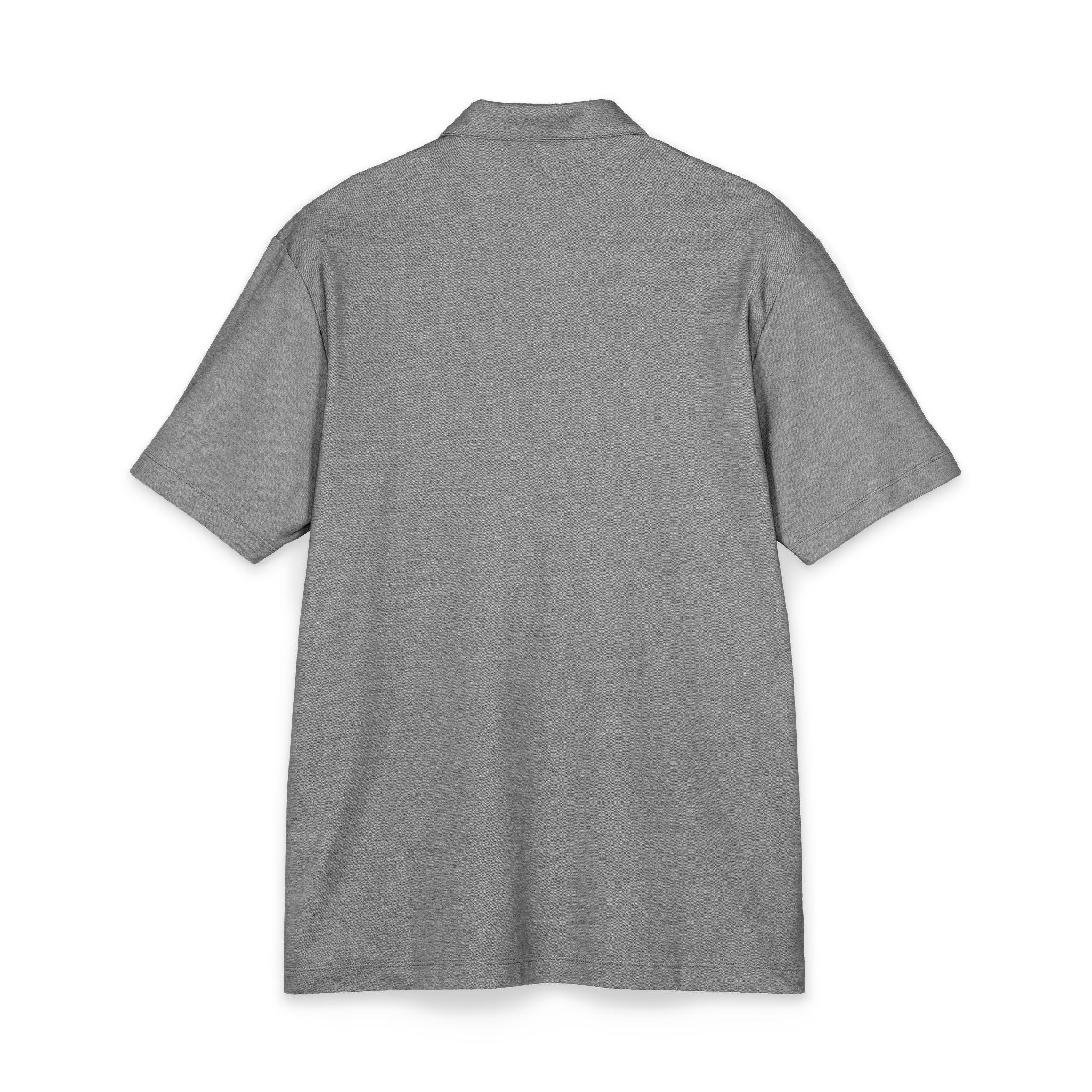 Get There Polo Shirt — Green Circle Logo Embroidered Port Authority Pique
