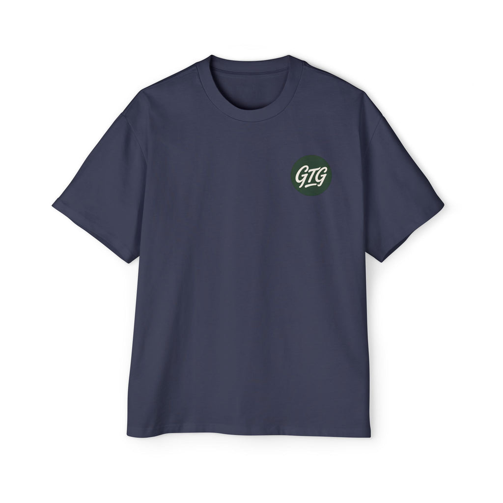Men's Oversized Golf Tee — Heavyweight Relaxed Fit with GTG Logo