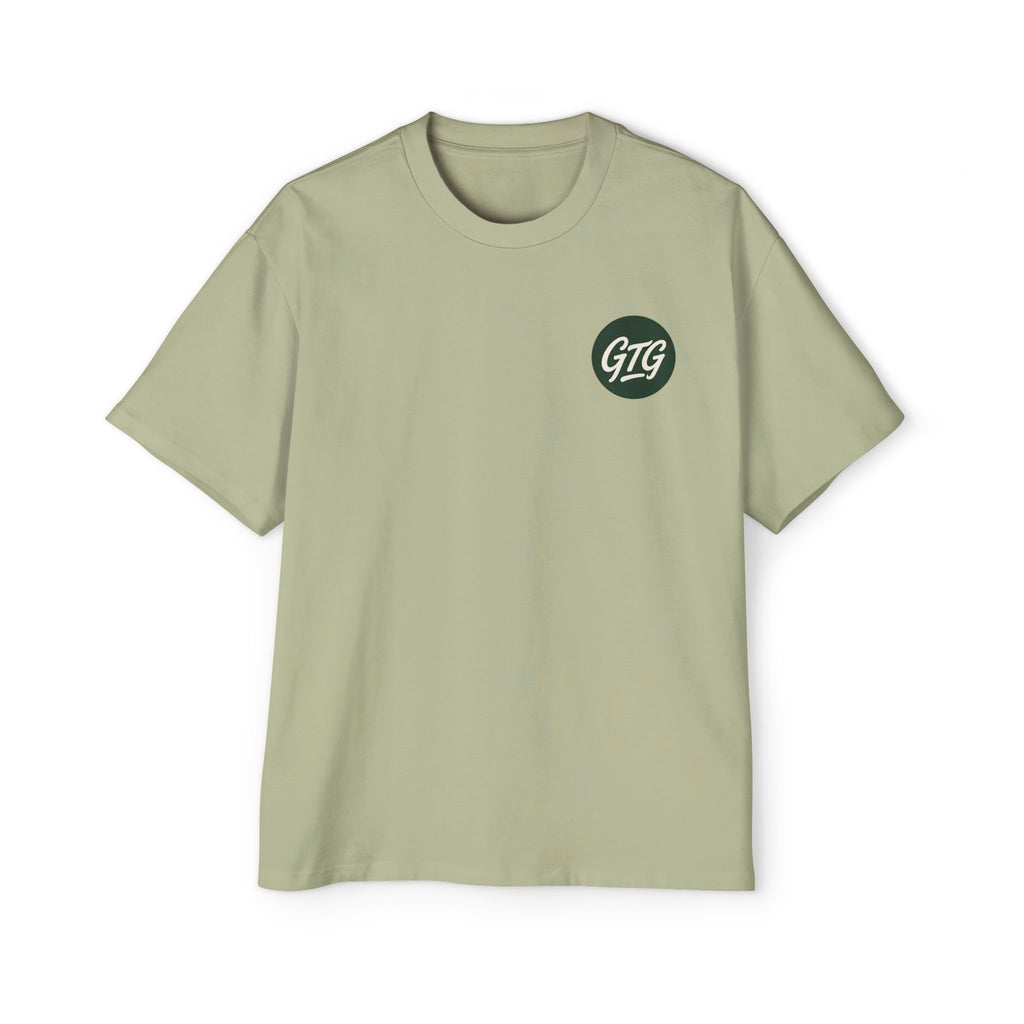 Men's Oversized Golf Tee — Heavyweight Relaxed Fit with GTG Logo