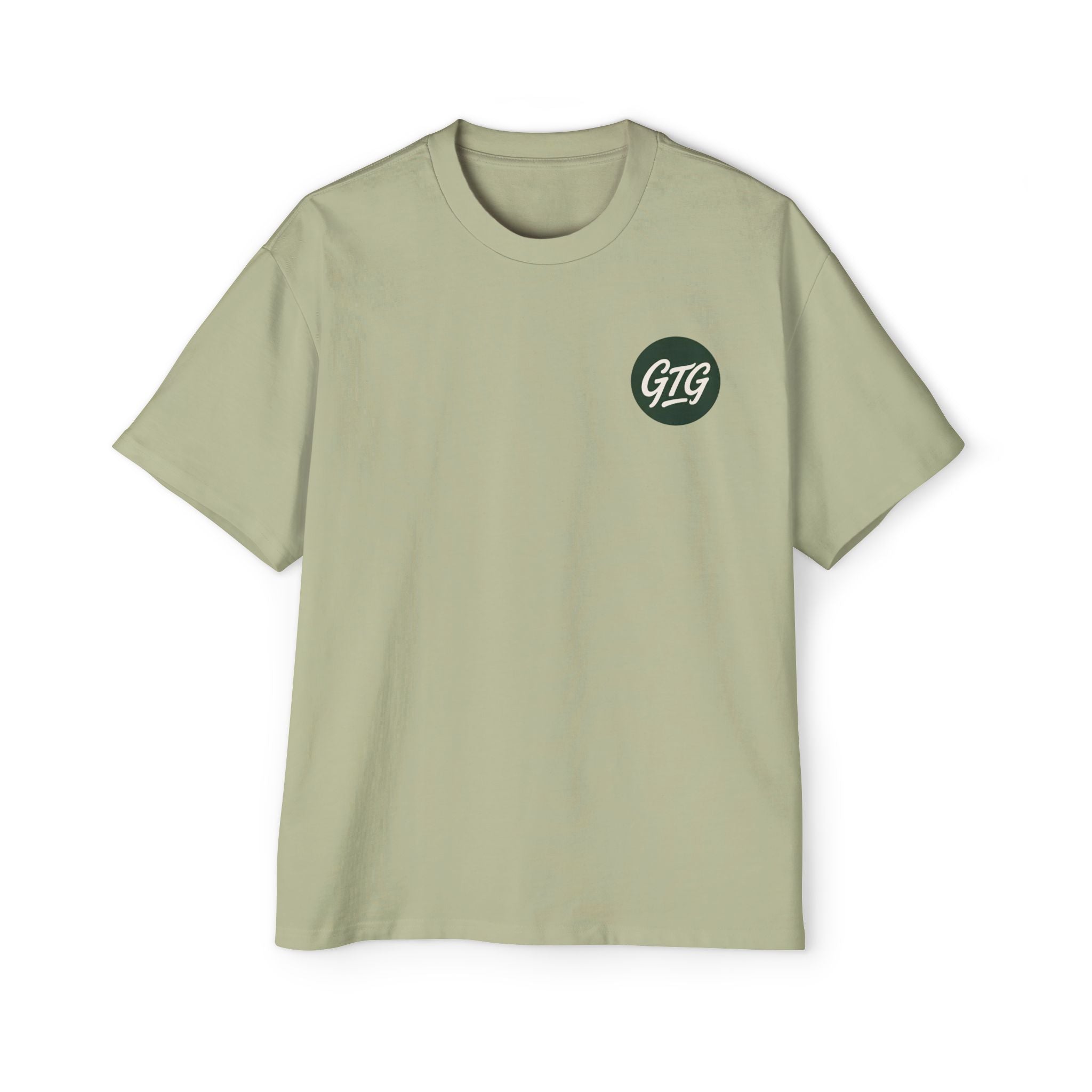 Men's Oversized Golf Tee — Heavyweight Relaxed Fit with GTG Logo