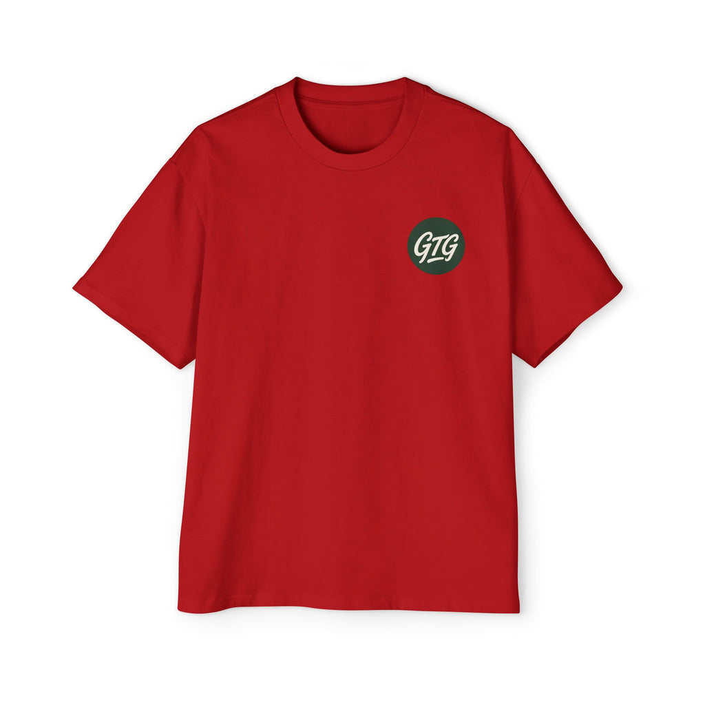 Men's Oversized Golf Tee — Heavyweight Relaxed Fit with GTG Logo