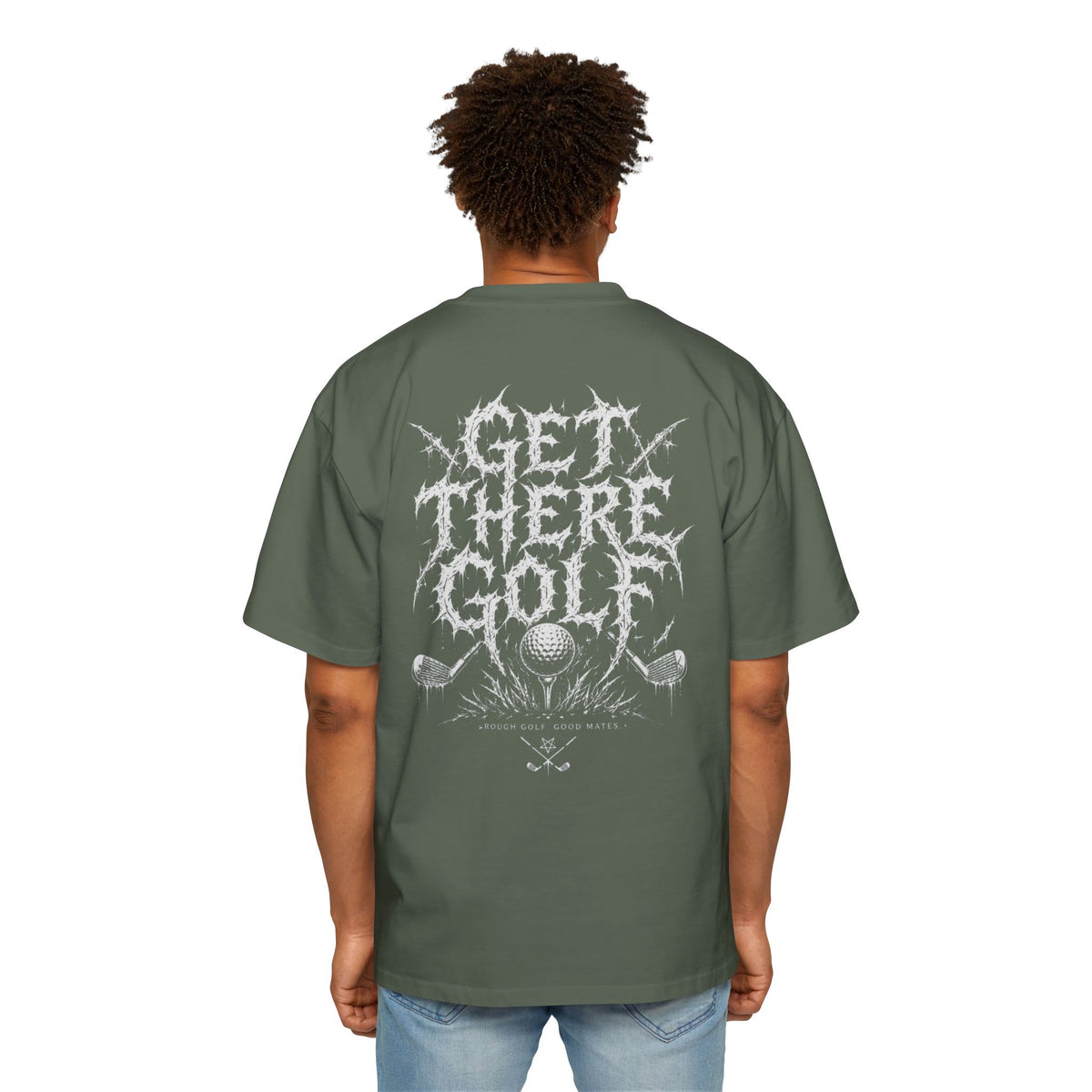 Men's Oversized Golf Tee — Heavyweight Relaxed Fit with GTG Logo