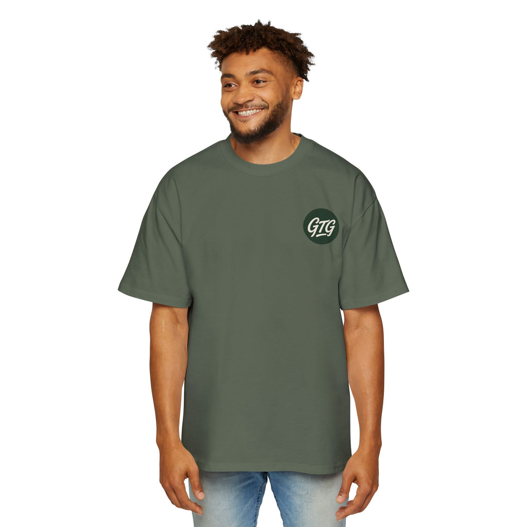 Men's Oversized Golf Tee — Heavyweight Relaxed Fit with GTG Logo