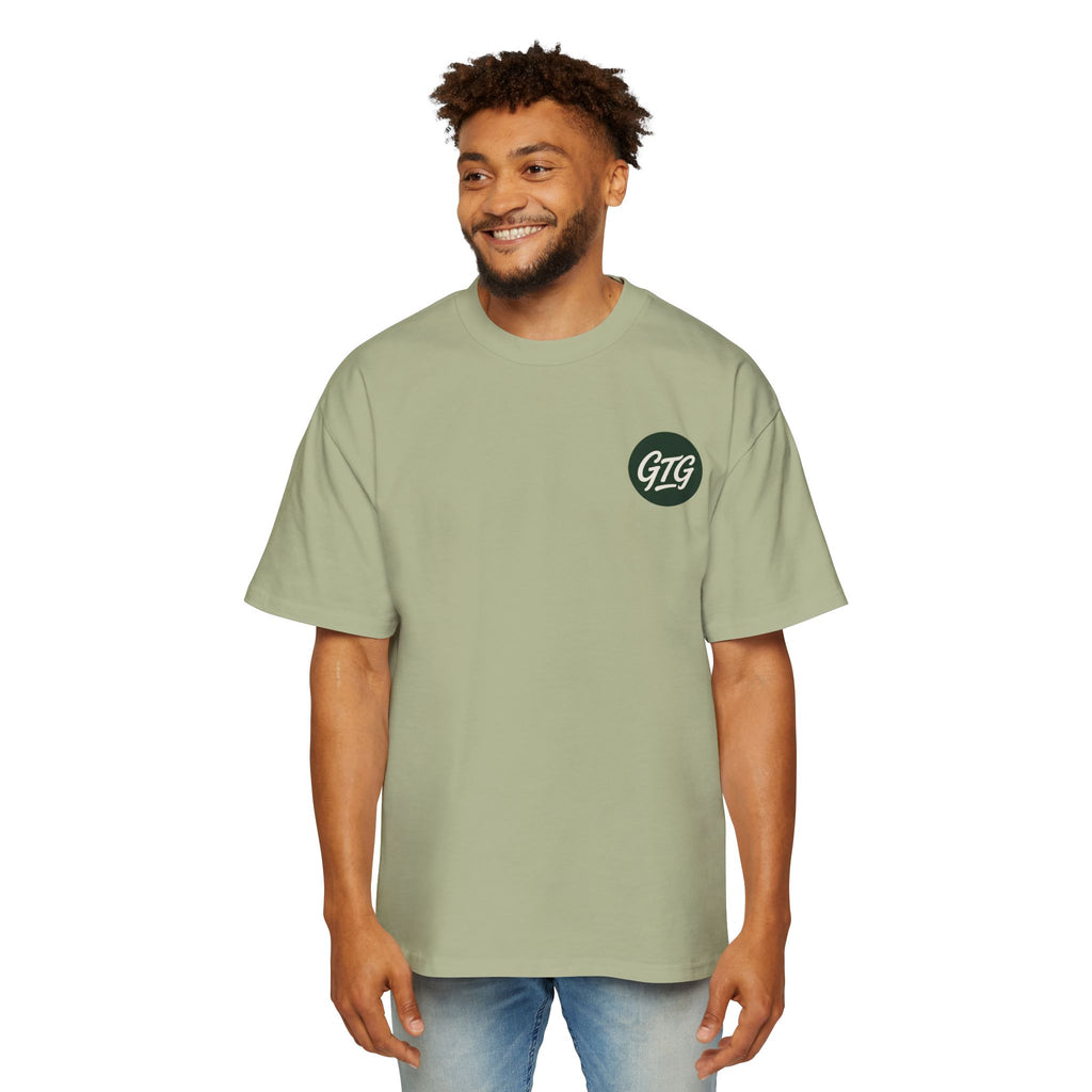 Men's Oversized Golf Tee — Heavyweight Relaxed Fit with GTG Logo