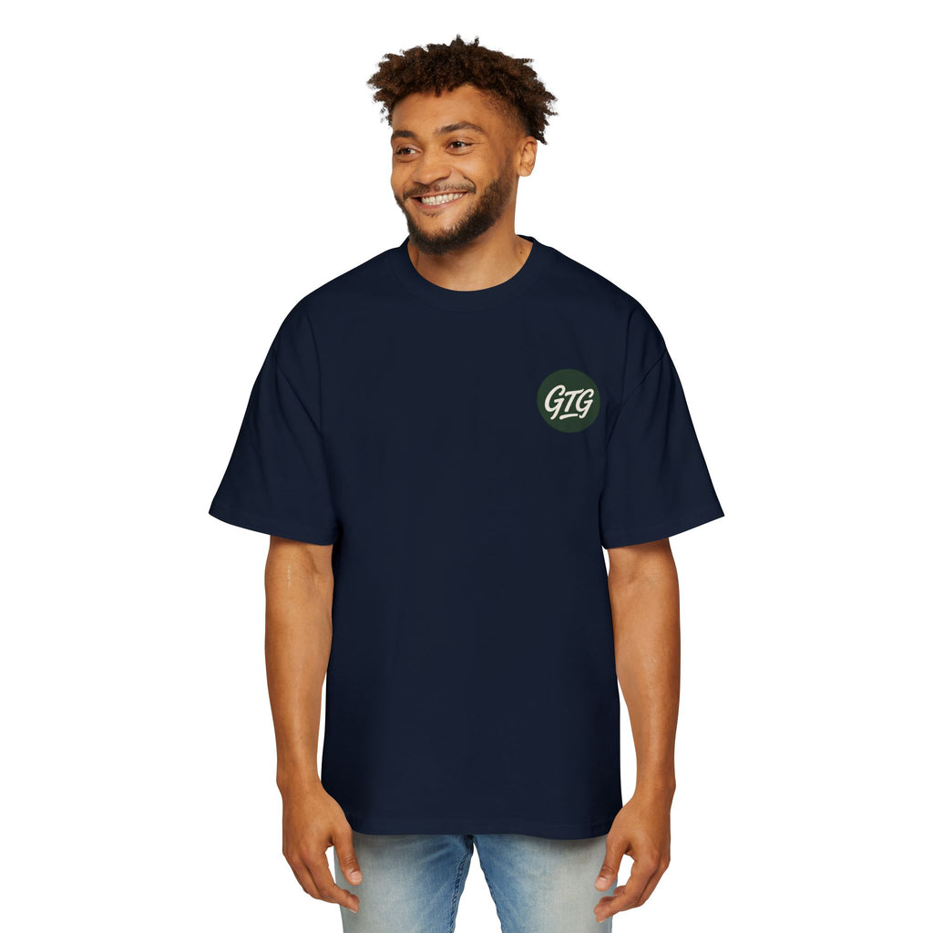 Men's Oversized Golf Tee — Heavyweight Relaxed Fit with GTG Logo