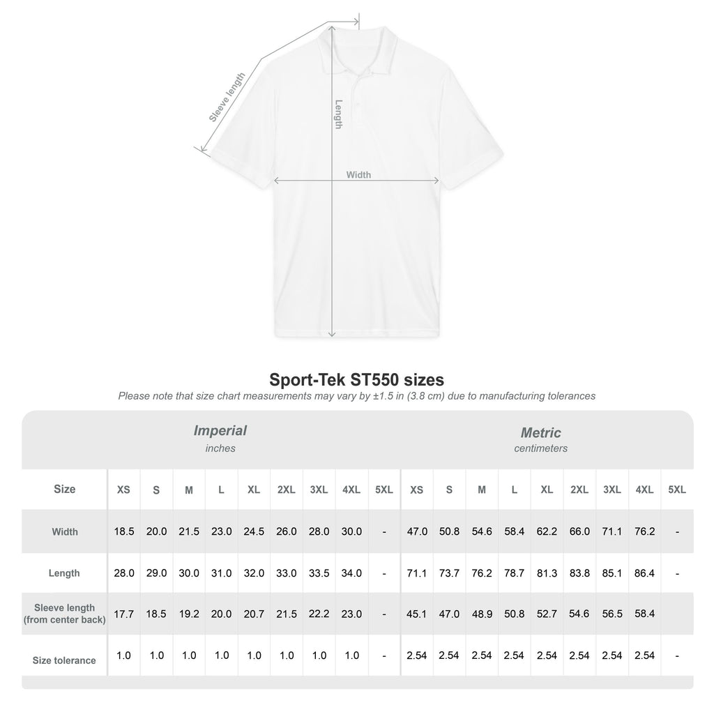 Get There Polo Shirt - Motivational Embroidered Chest Logo