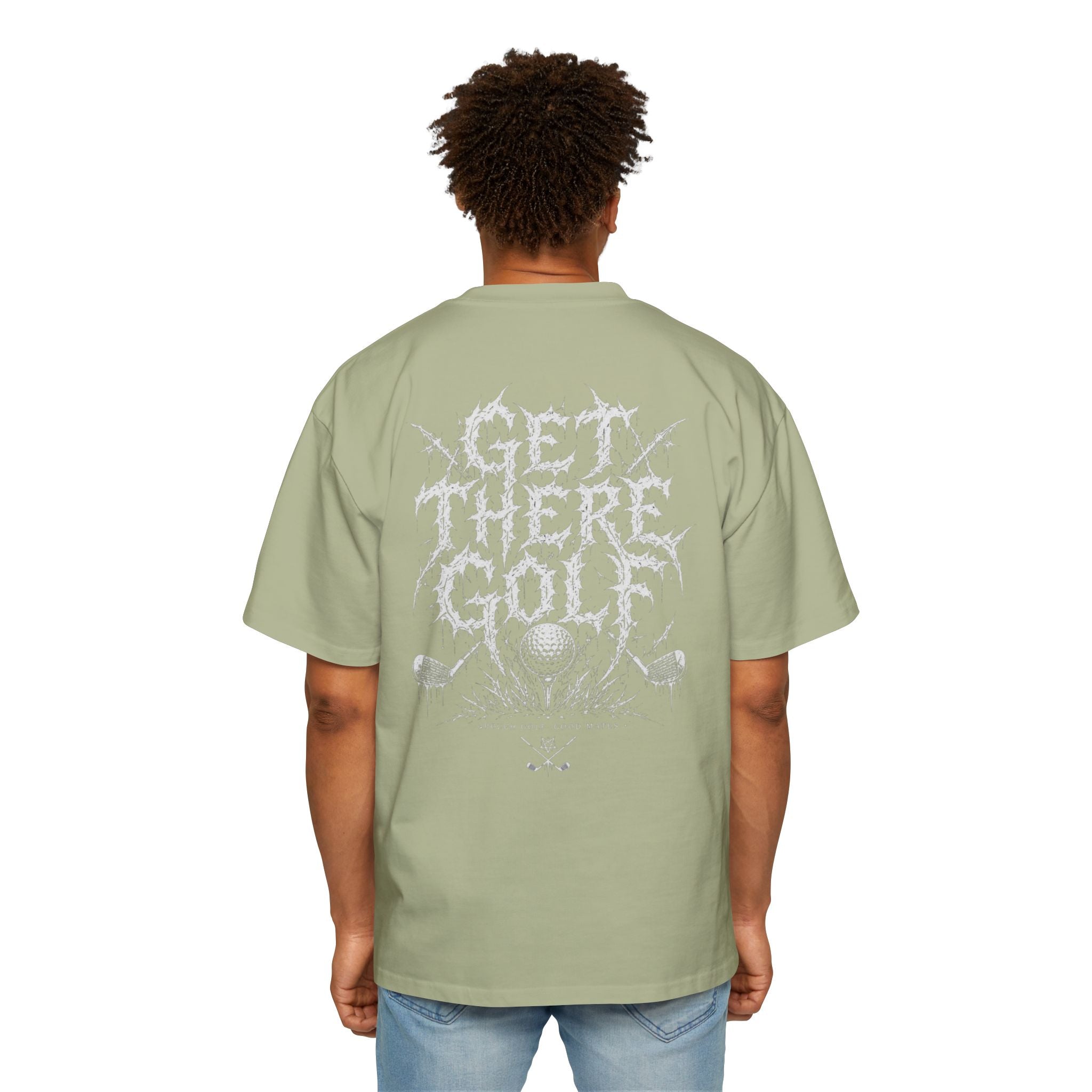 Men's Oversized Golf Tee — Heavyweight Relaxed Fit with GTG Logo