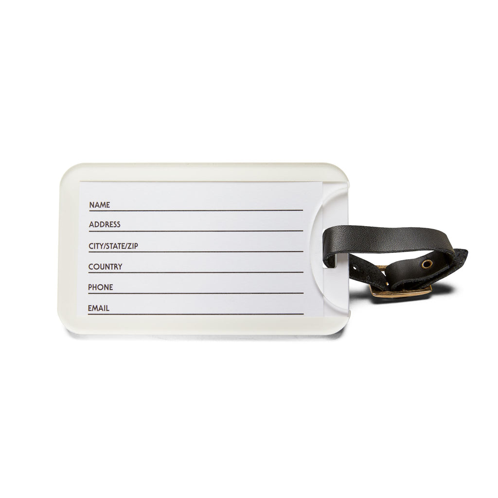 Get There Golf Luggage Tag — Green Travel Bag Identifier for Golfers