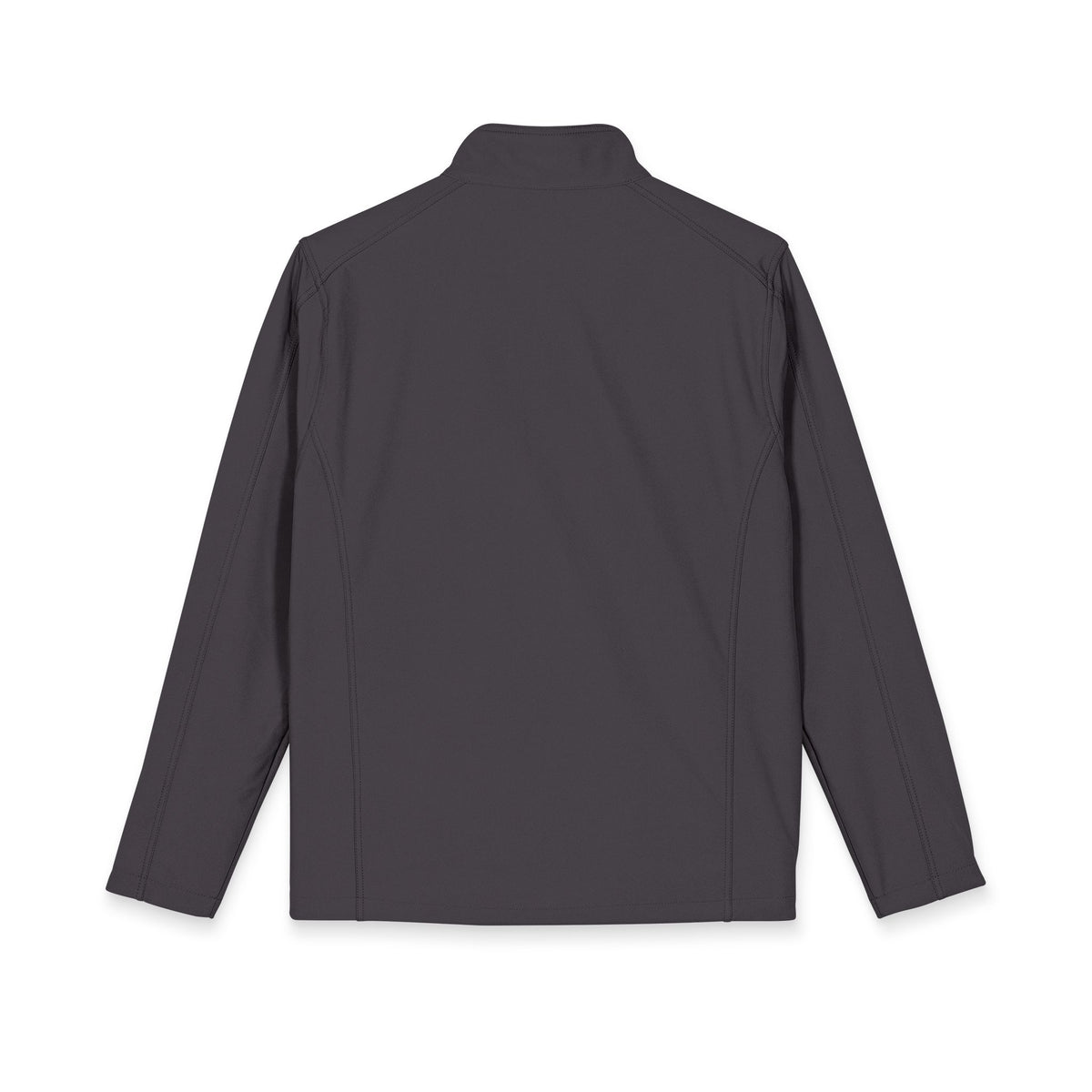 Men's Embroidered Soft Shell Jacket – 'Get There' Logo, Holiday Green Crest