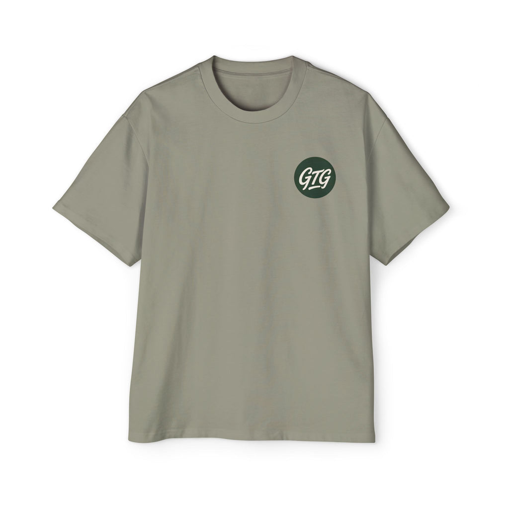 Men's Oversized Golf Tee — Heavyweight Relaxed Fit with GTG Logo