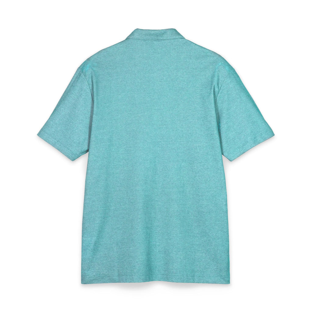 Get There Polo Shirt — Green Circle Logo Embroidered Port Authority Pique