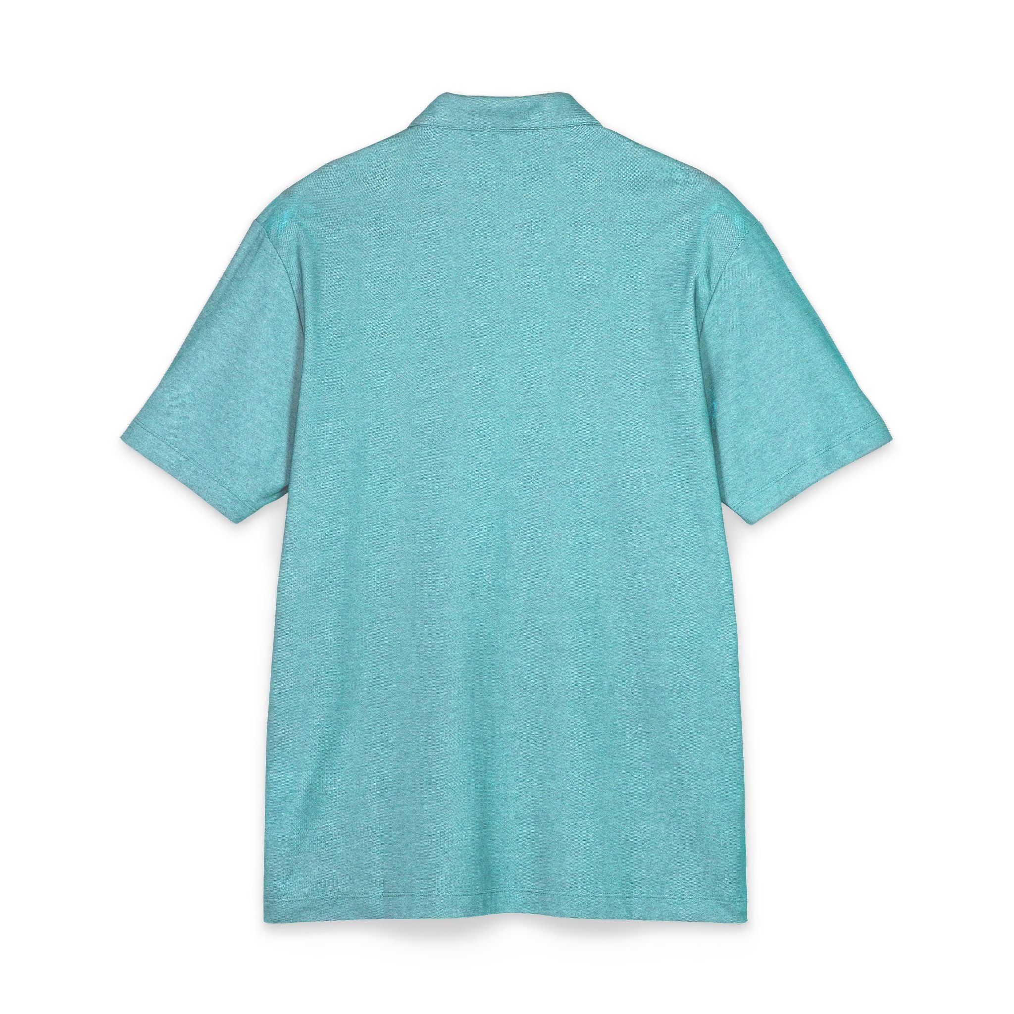 Get There Polo Shirt — Green Circle Logo Embroidered Port Authority Pique