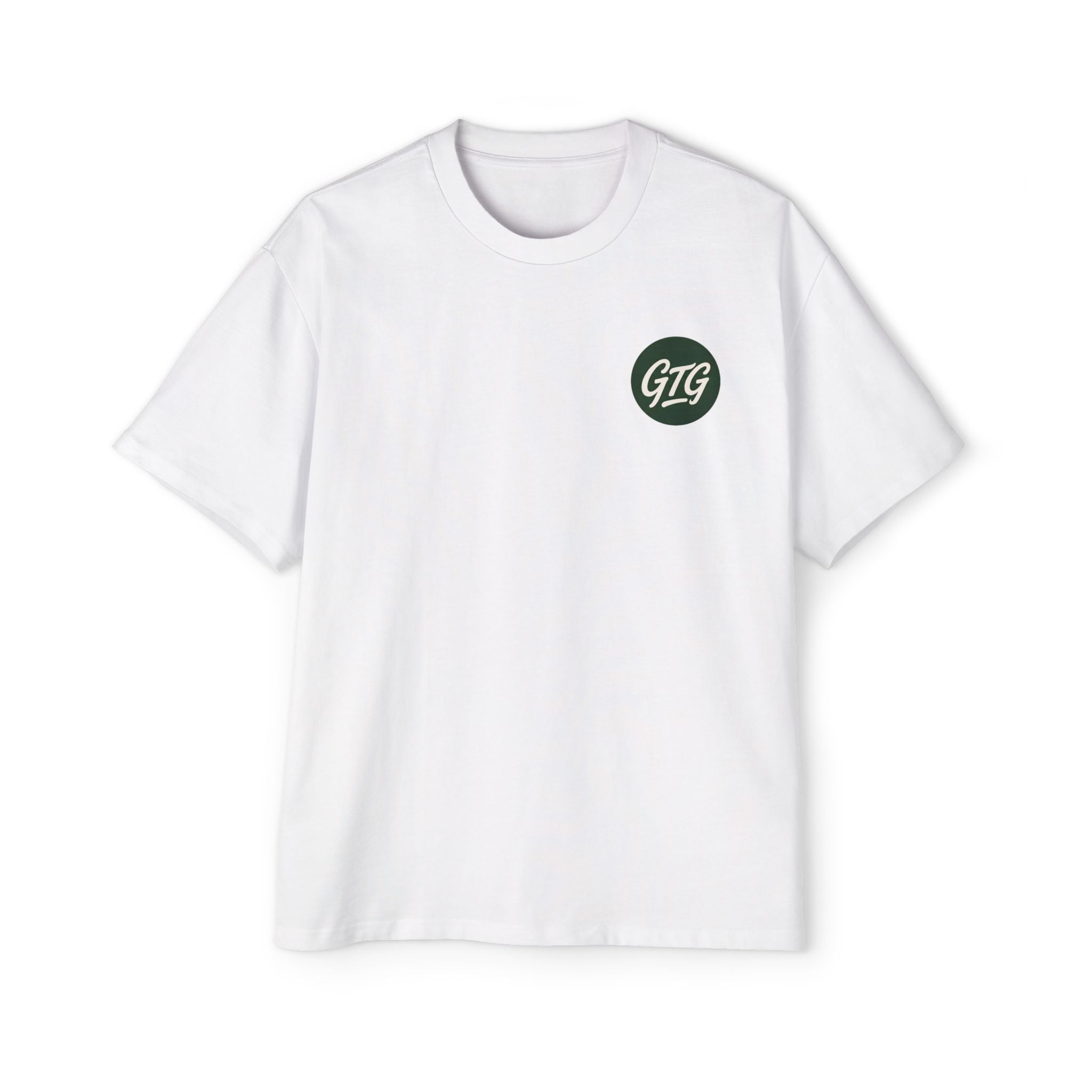Men's Oversized Golf Tee — Heavyweight Relaxed Fit with GTG Logo