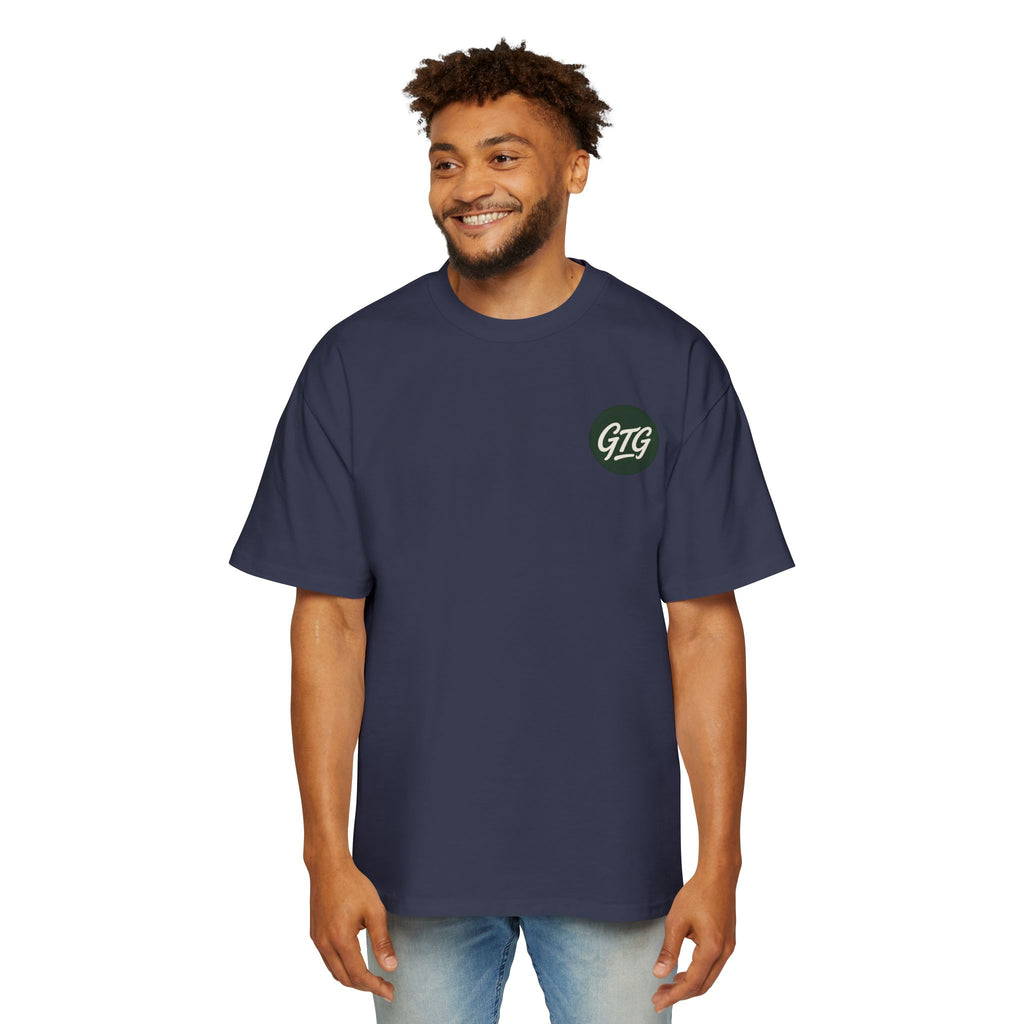 Men's Oversized Golf Tee — Heavyweight Relaxed Fit with GTG Logo