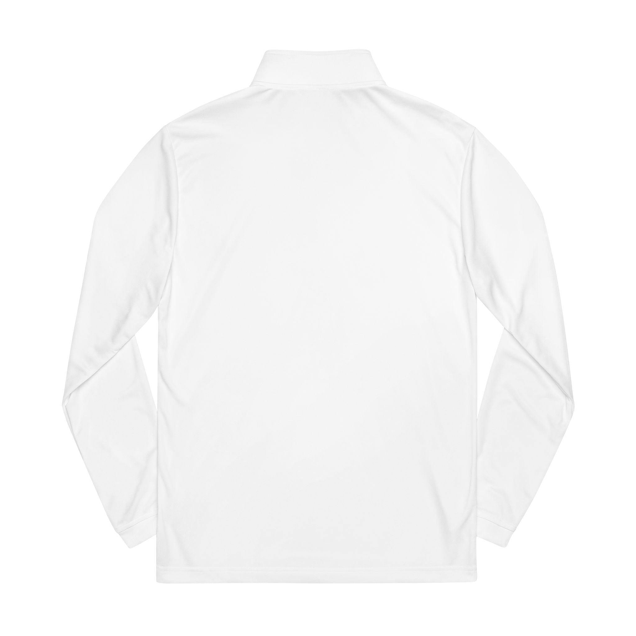 Embroidered Quarter-Zip Pullover — Green Crest Logo