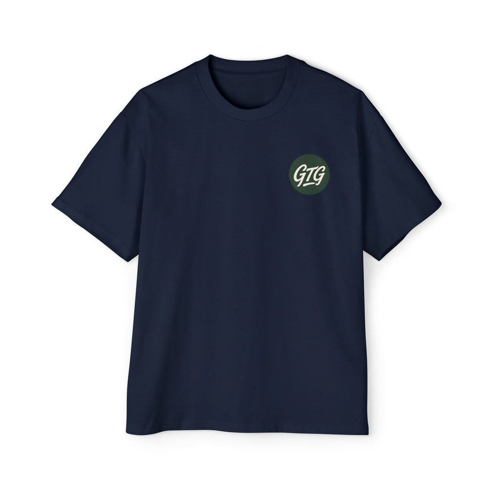 Men's Oversized Golf Tee — Heavyweight Relaxed Fit with GTG Logo