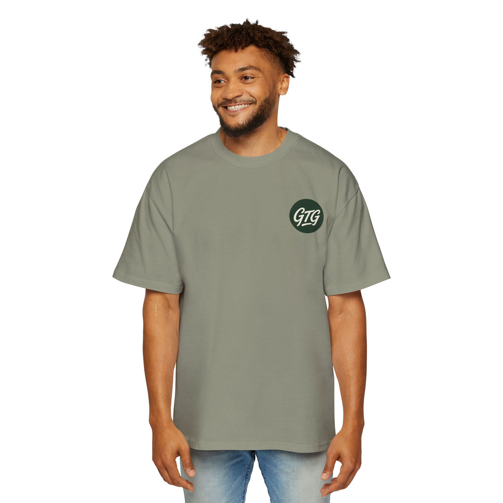 Men's Oversized Golf Tee — Heavyweight Relaxed Fit with GTG Logo