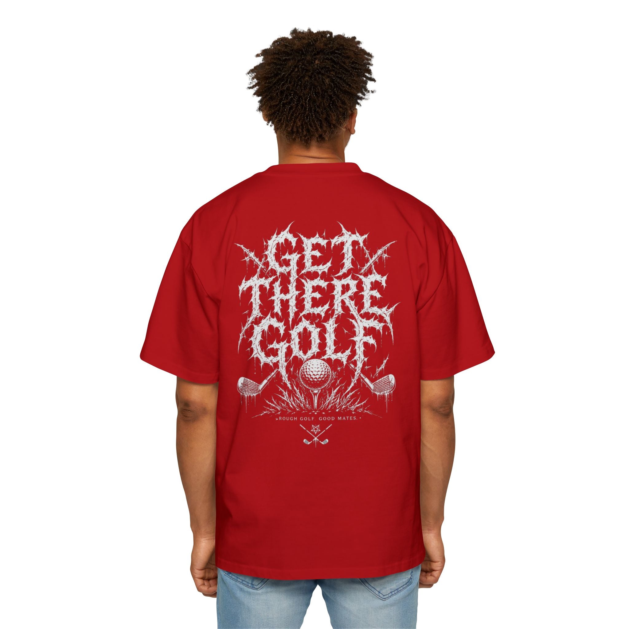 Men's Oversized Golf Tee — Heavyweight Relaxed Fit with GTG Logo
