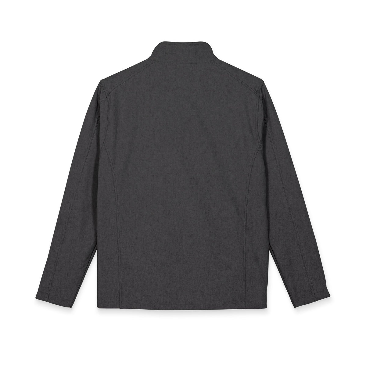 Men's Embroidered Soft Shell Jacket – 'Get There' Logo, Holiday Green Crest