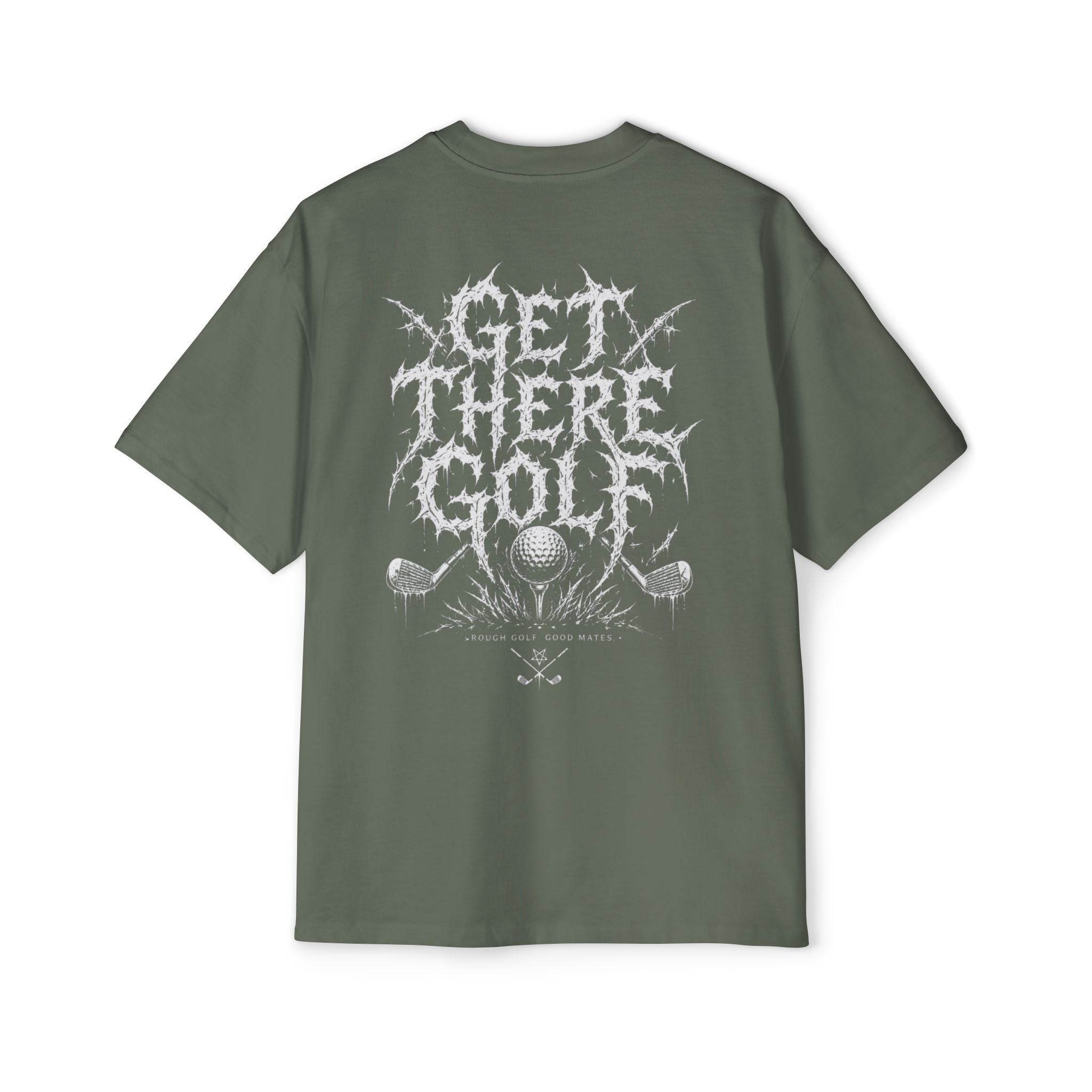 Men's Oversized Golf Tee — Heavyweight Relaxed Fit with GTG Logo